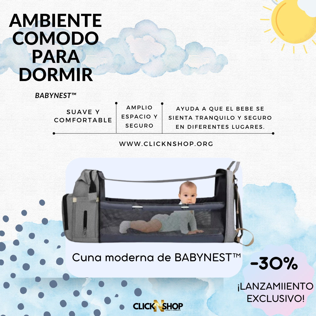 BabyNest™ -MOCHILA 3 EN 1 MUDADOR TRANSPORTABLE