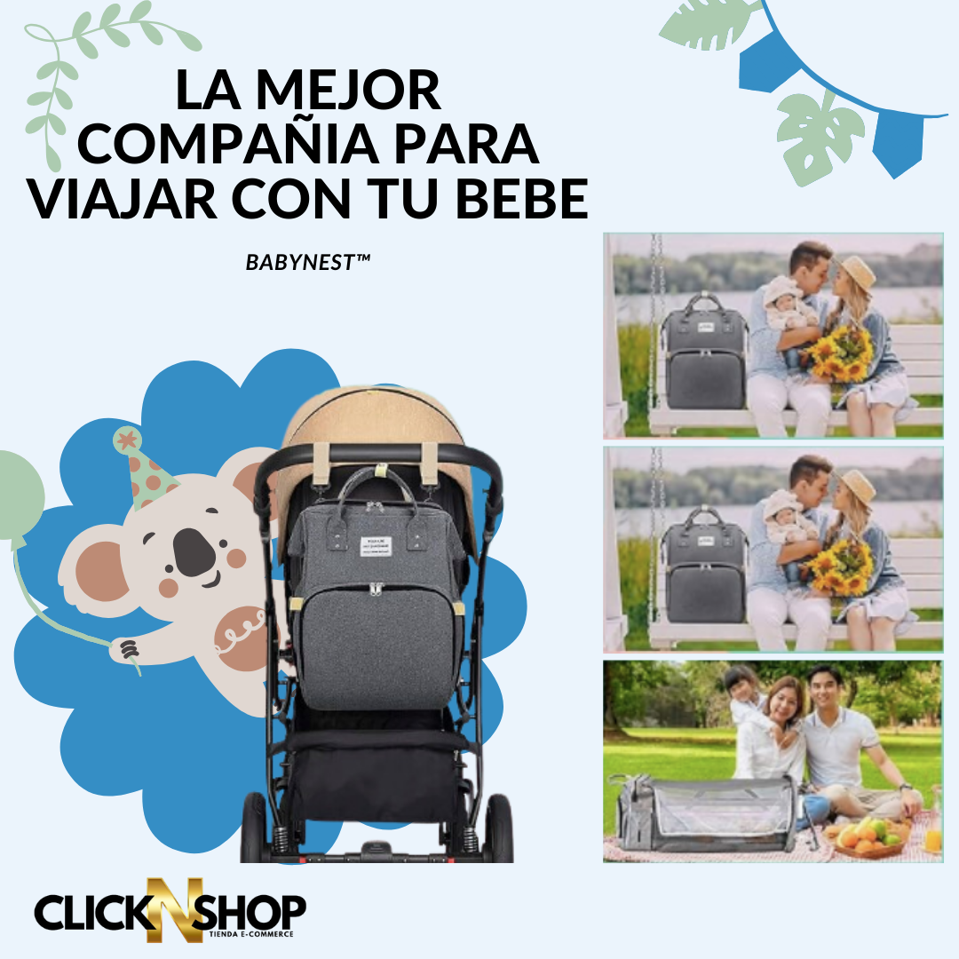 BabyNest™ -MOCHILA 3 EN 1 MUDADOR TRANSPORTABLE