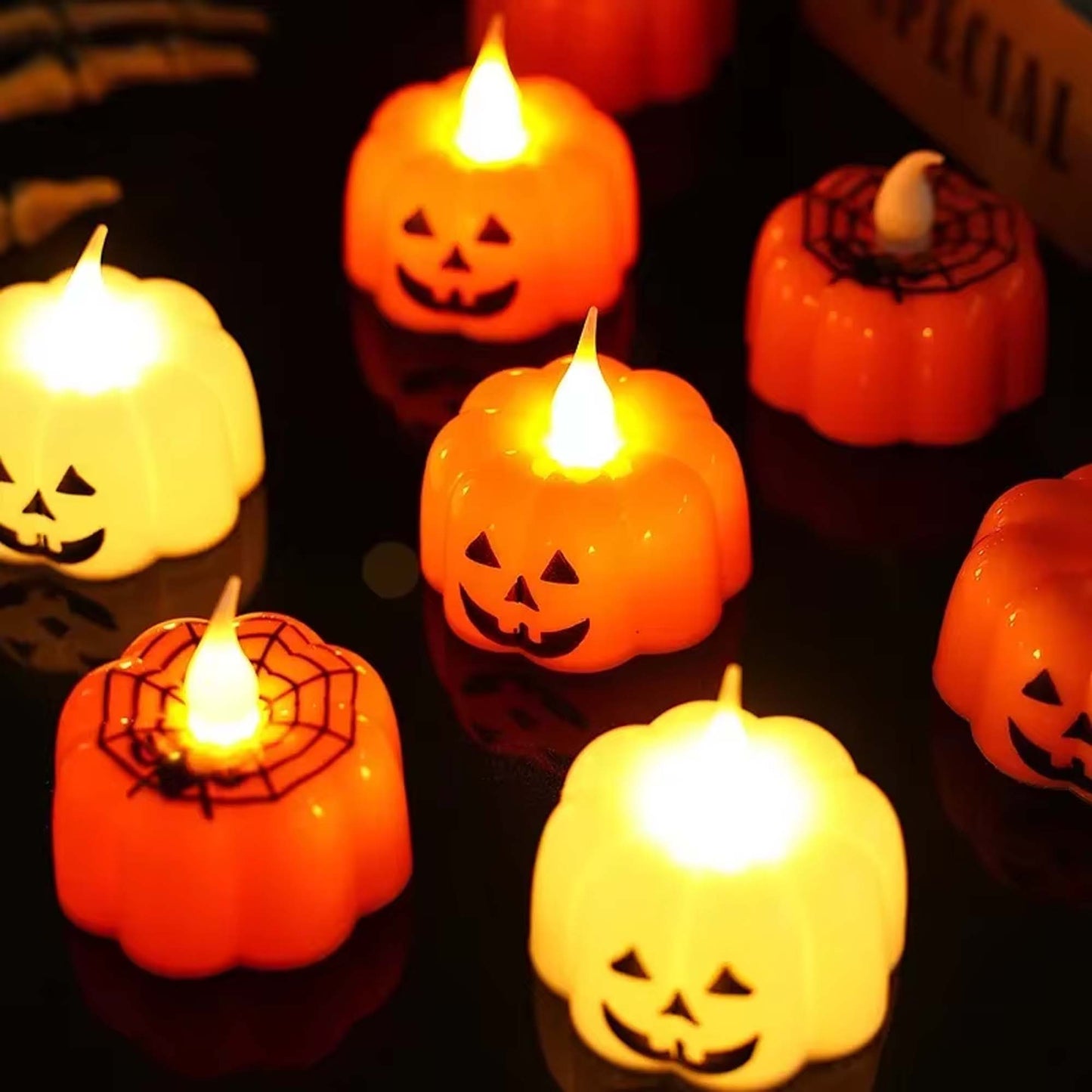 Pack 3 Luces Calabaza Halloween