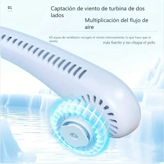 Ventilador de cuello portátil CoolBreeze™