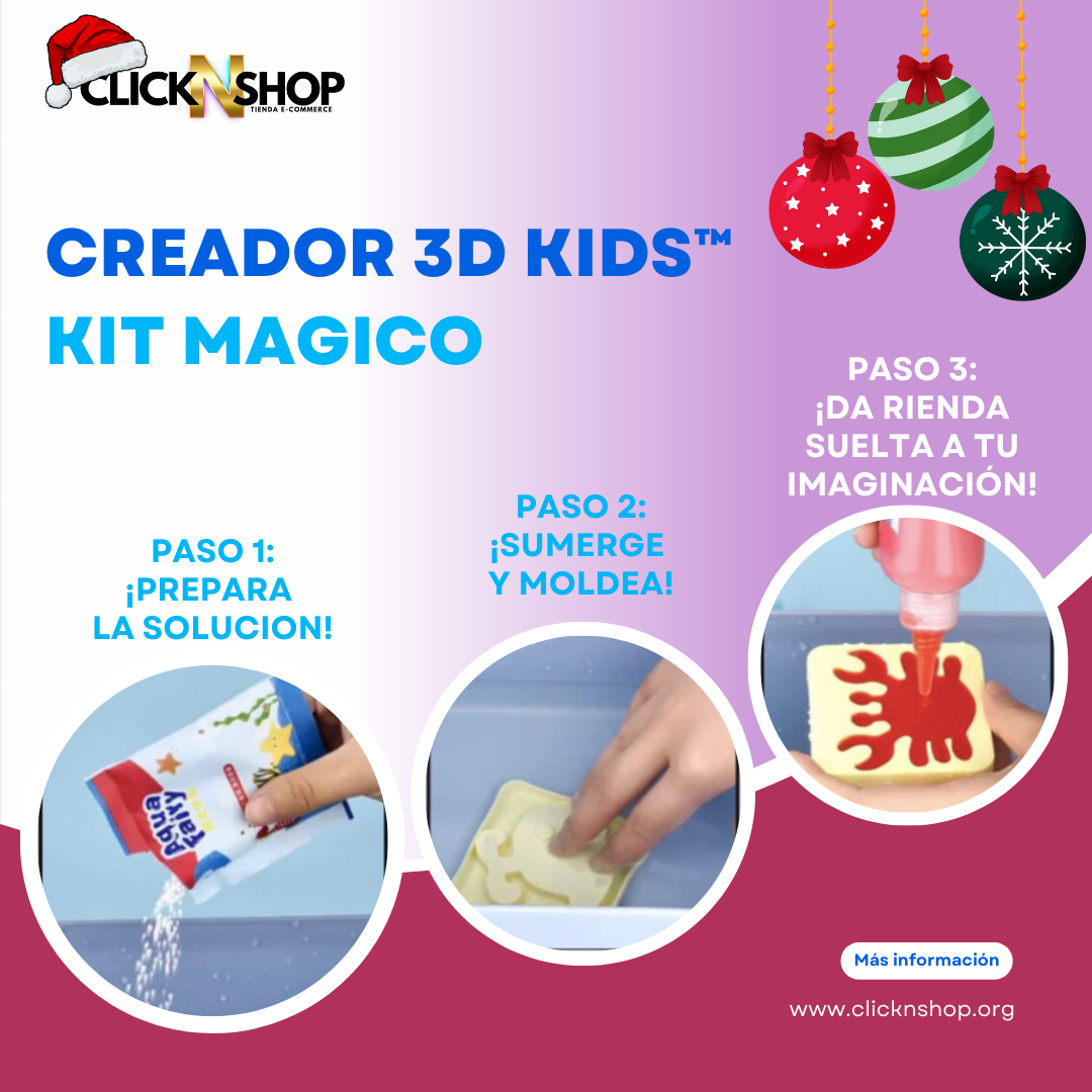 CREADOR 3D Kids™ Kit Mágico 12 Colores 60 ml